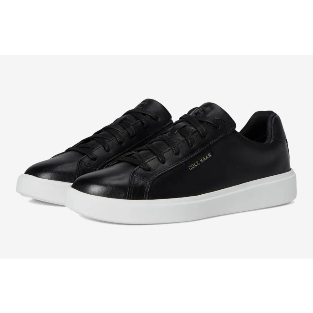 NIB Womens Cole Haan GC Grand Crosscourt Daily Sneakers Black Leather Size 9